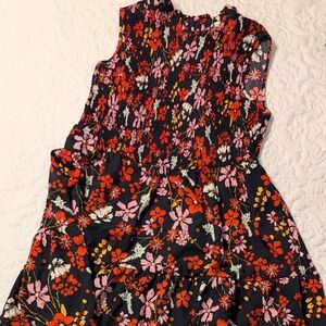 Women's Casual Dress w/ Smocked Bodice